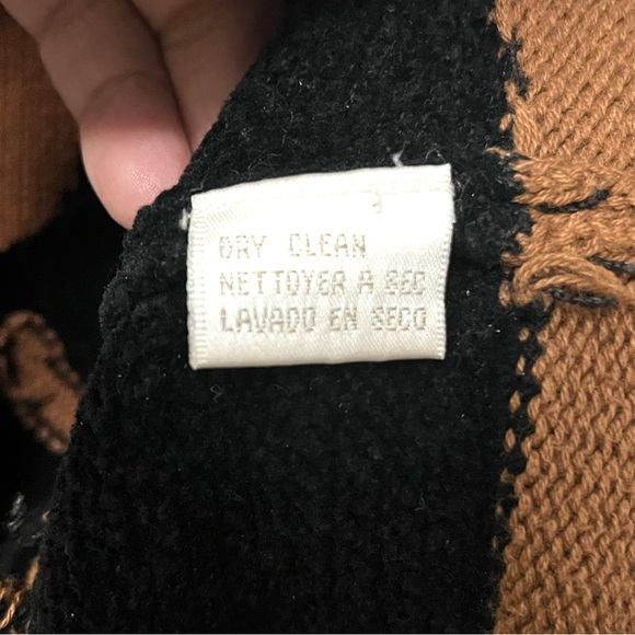 Vintage Jones New York Sport Mobwife Animal Print Knit Sweater Top Size Small - Picture 5 of 5